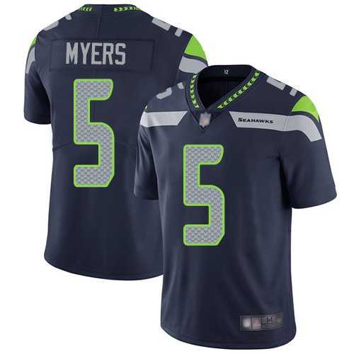 Seattle Seahawks Limited Navy Blue Men Jason Myers Home Jersey NFL Football #5 Vapor Untouchable->youth nfl jersey->Youth Jersey